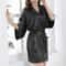 Womens Silk Kimono Bridesmaid Robe 5