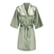 Womens Grass Green Bride And Bridesmaid Satin Robes 5