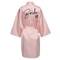 Womens Team Bride Satin Kimono Robe 15