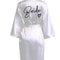 Womens Team Bride Satin Kimono Robe 6