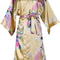 Womens Floral Silk Satin Wedding Robe 9