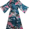Womens Floral Silk Satin Wedding Robe 10