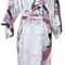 Womens Floral Silk Satin Wedding Robe 1