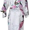 Womens Floral Silk Satin Wedding Robe 1