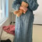 Womens Thickened Winter Coral Velvet Sleeping Gown 9