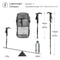 Unisex 4 Section Portable Folding Trekking Pole 1