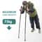 Unisex 4 Section Portable Folding Trekking Pole 4