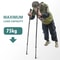 Unisex 4 Section Portable Folding Trekking Pole 4