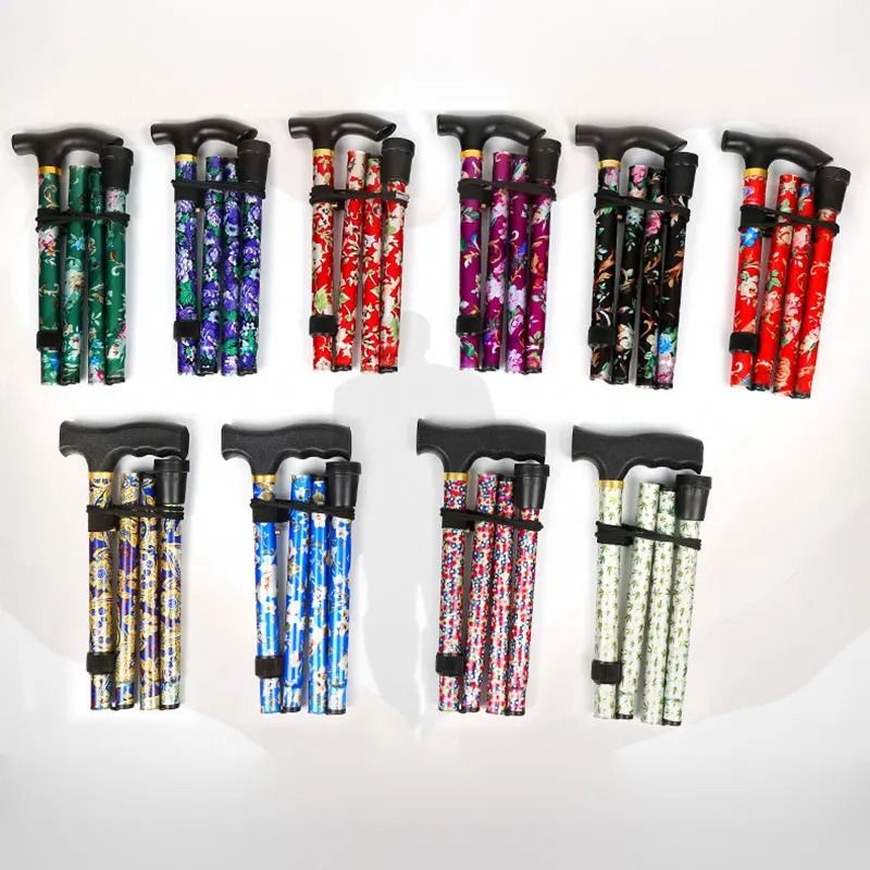 Unisex Telescopic Aluminum Folding Walking Cane 0