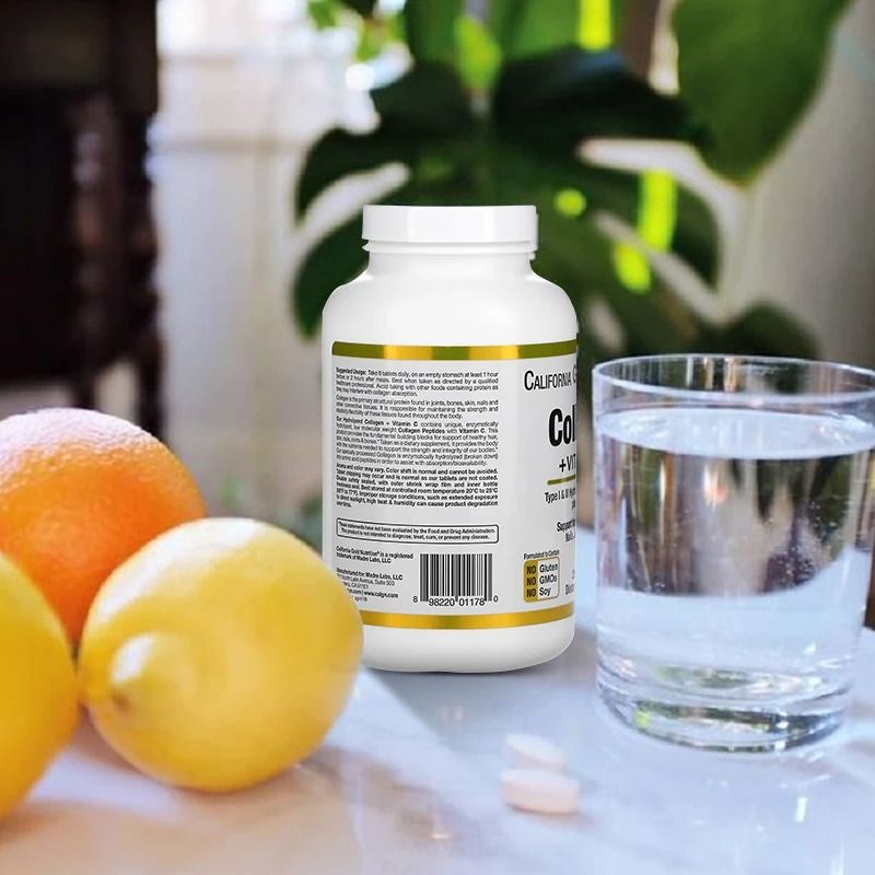 Hydrolyzed Collagen Peptides Plus Vitamin C 1