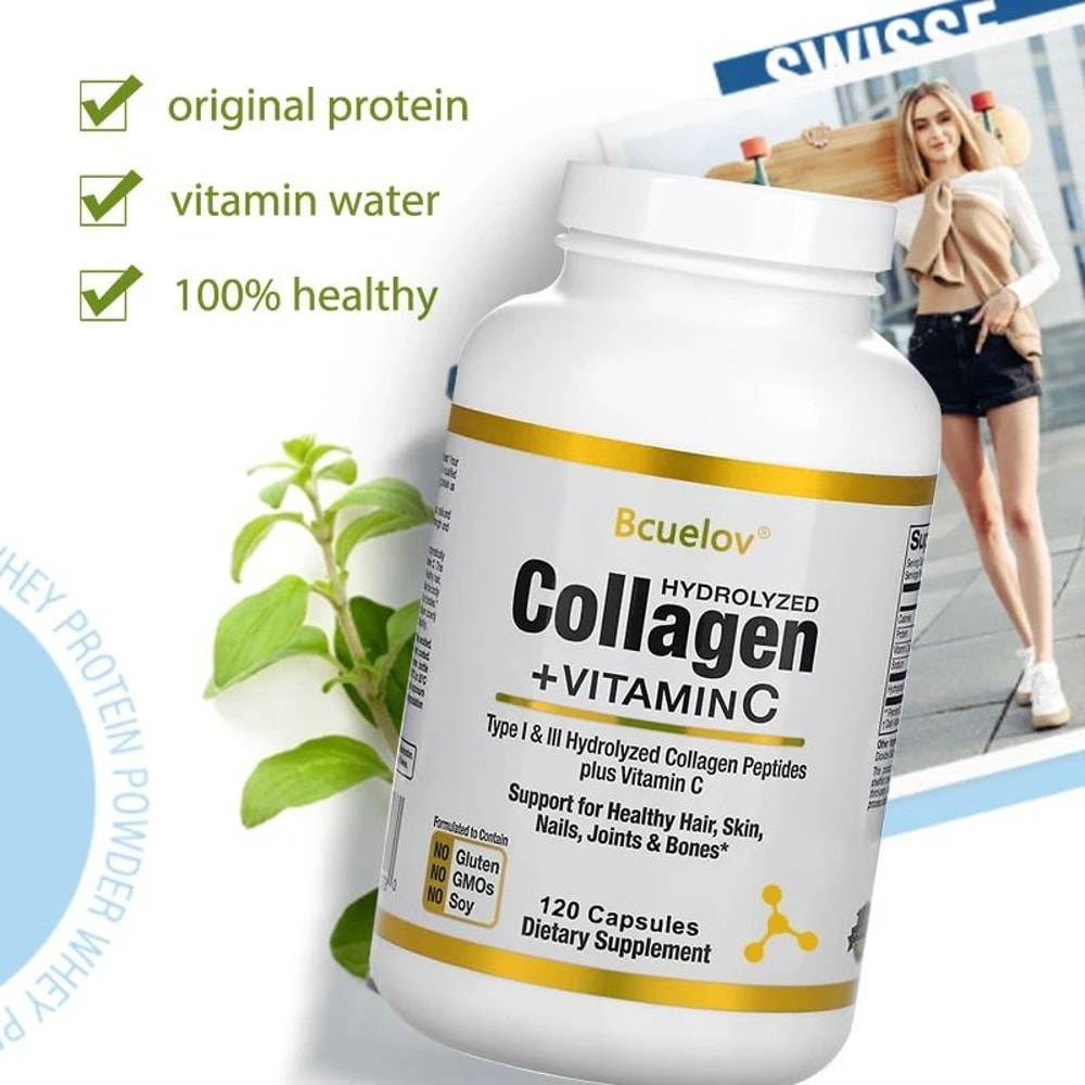 Hydrolyzed Collagen Peptides Plus Vitamin C 3