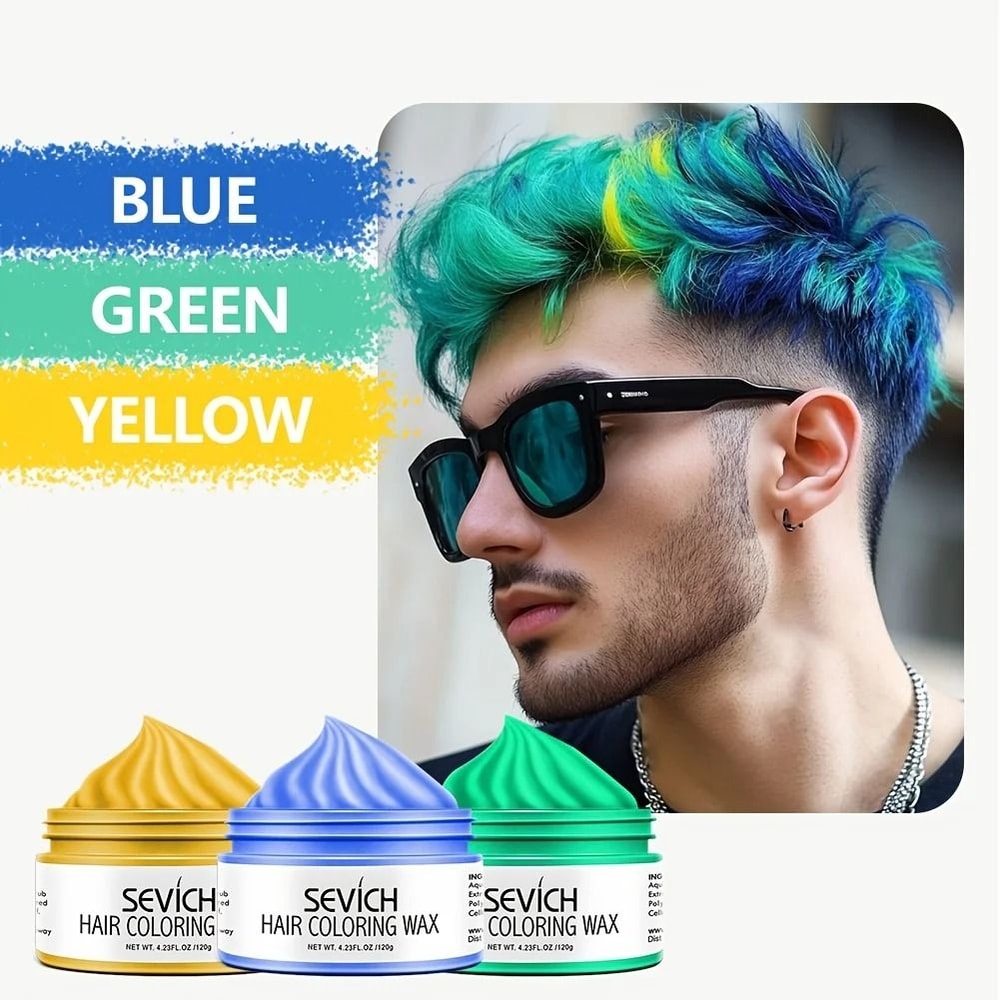 Vibrant Multi Color Disposable Hair Dye Wax 0