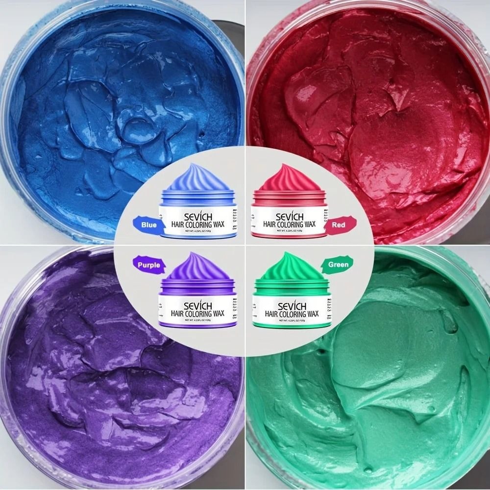 Vibrant Multi Color Disposable Hair Dye Wax 2
