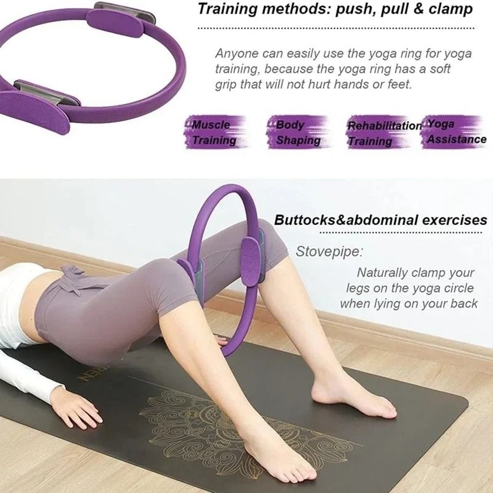 Ergonomic Pelvic Floor And Core Strengthening Yoga Ring 1