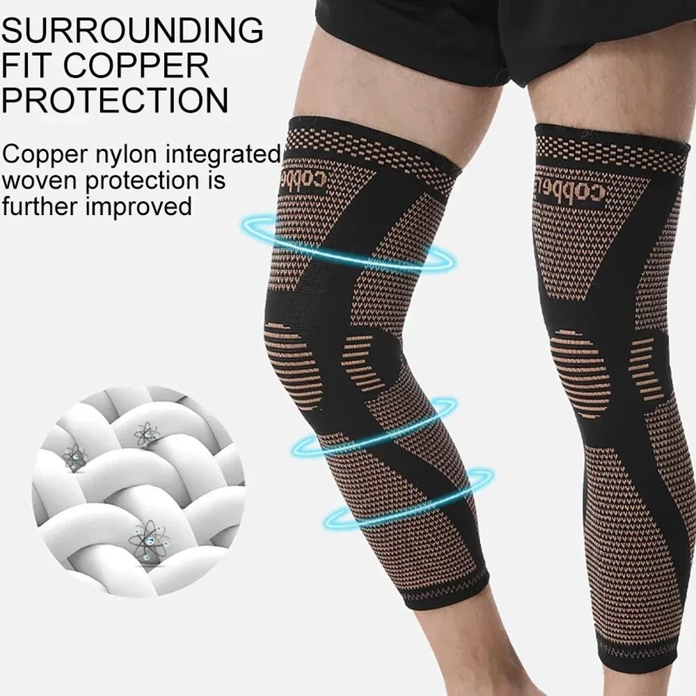 Copper Infused Full Leg Compression And Recovery Sleeve 3