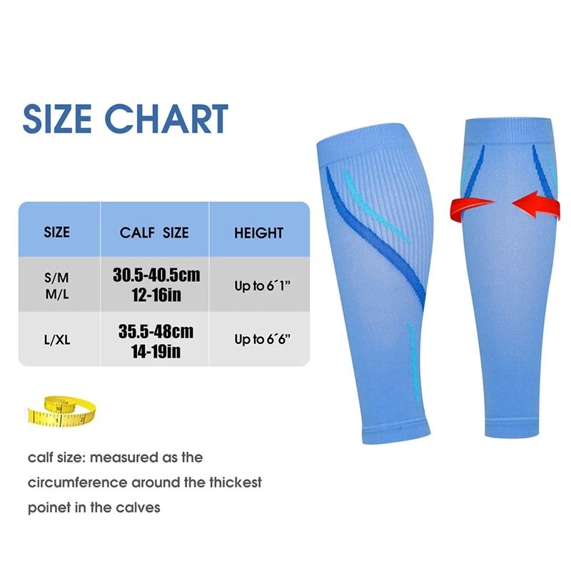 Professional Medical Grade Calf Compression Sleeves Pair 2