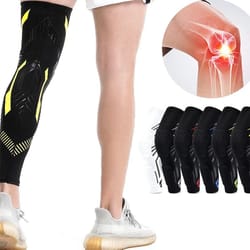 targeted muscle compression and full-length knee support
