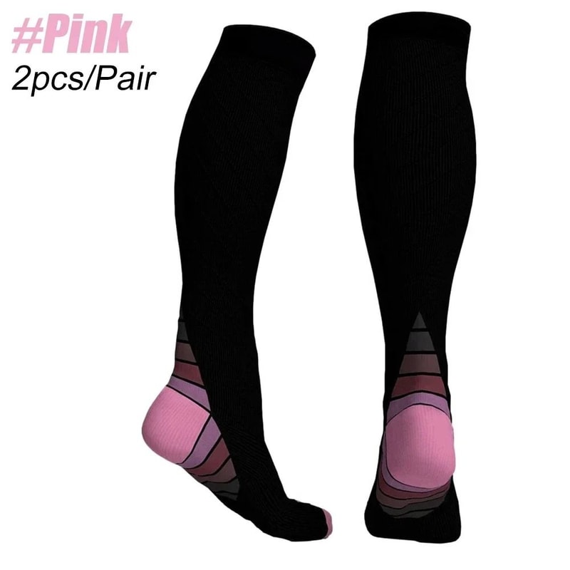 Gradient Pressure Knee High Compression Stockings Pair 11
