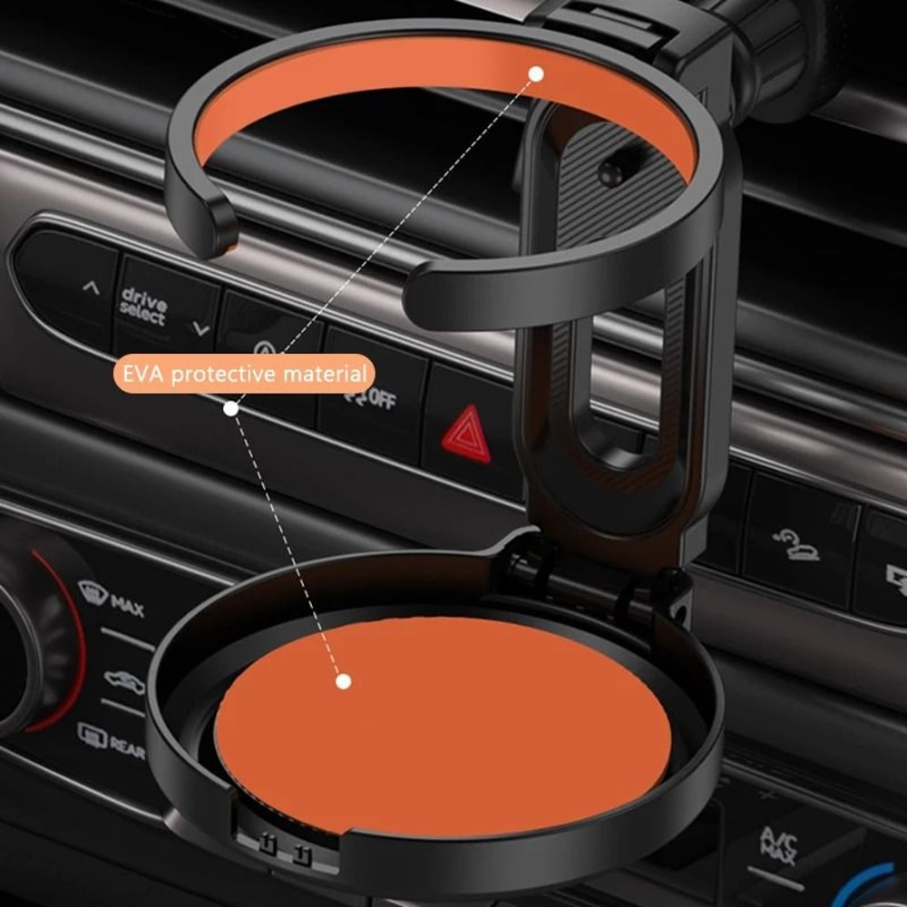 SpaceEfficient Folding Air Vent Beverage Bracket 3