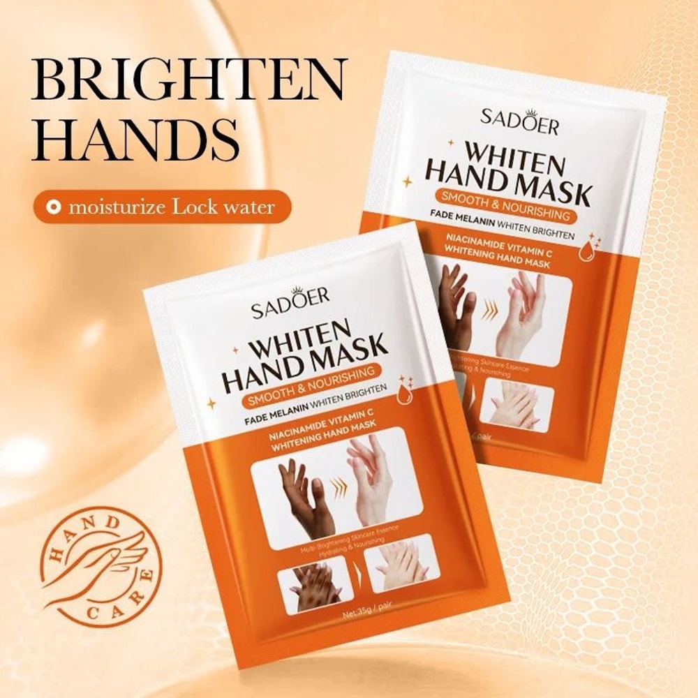 Niacinamide Infused Hydrating And Brightening Hand Mask 1