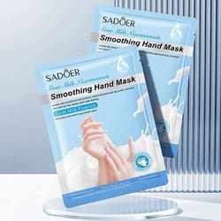 goat milk enriched vitality mask and hydrating hand gloves