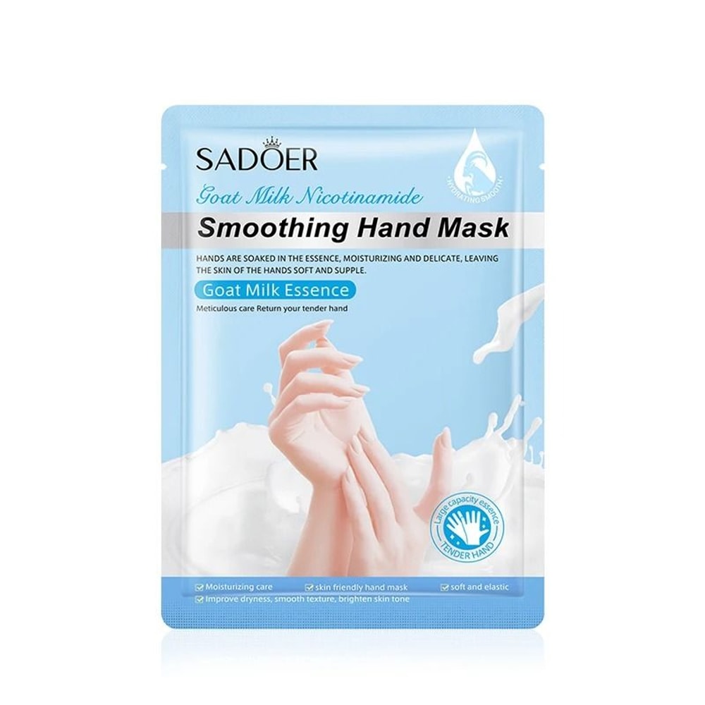 Goat Milk Enriched Vitality Mask And Hydrating Hand Gloves 6