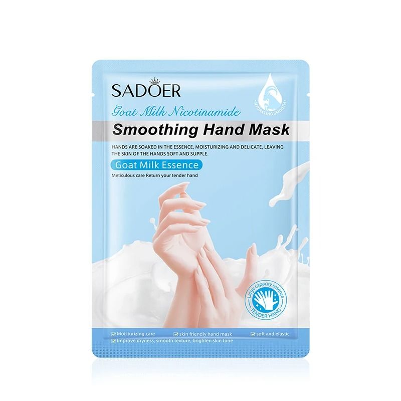Goat Milk Enriched Vitality Mask And Hydrating Hand Gloves 6