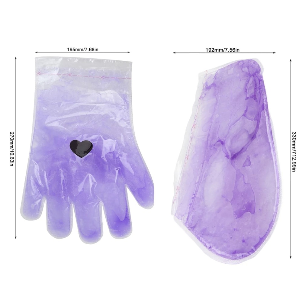 Thermal Paraffin Wax Therapy Gloves For Intensive Skin Softening 4