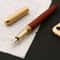 Handcrafted Rosewood And Bronze Fineline Fountain Pen 2