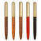 Handcrafted Rosewood And Bronze Fineline Fountain Pen 3