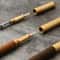 Handcrafted Rosewood And Bronze Fineline Fountain Pen 4