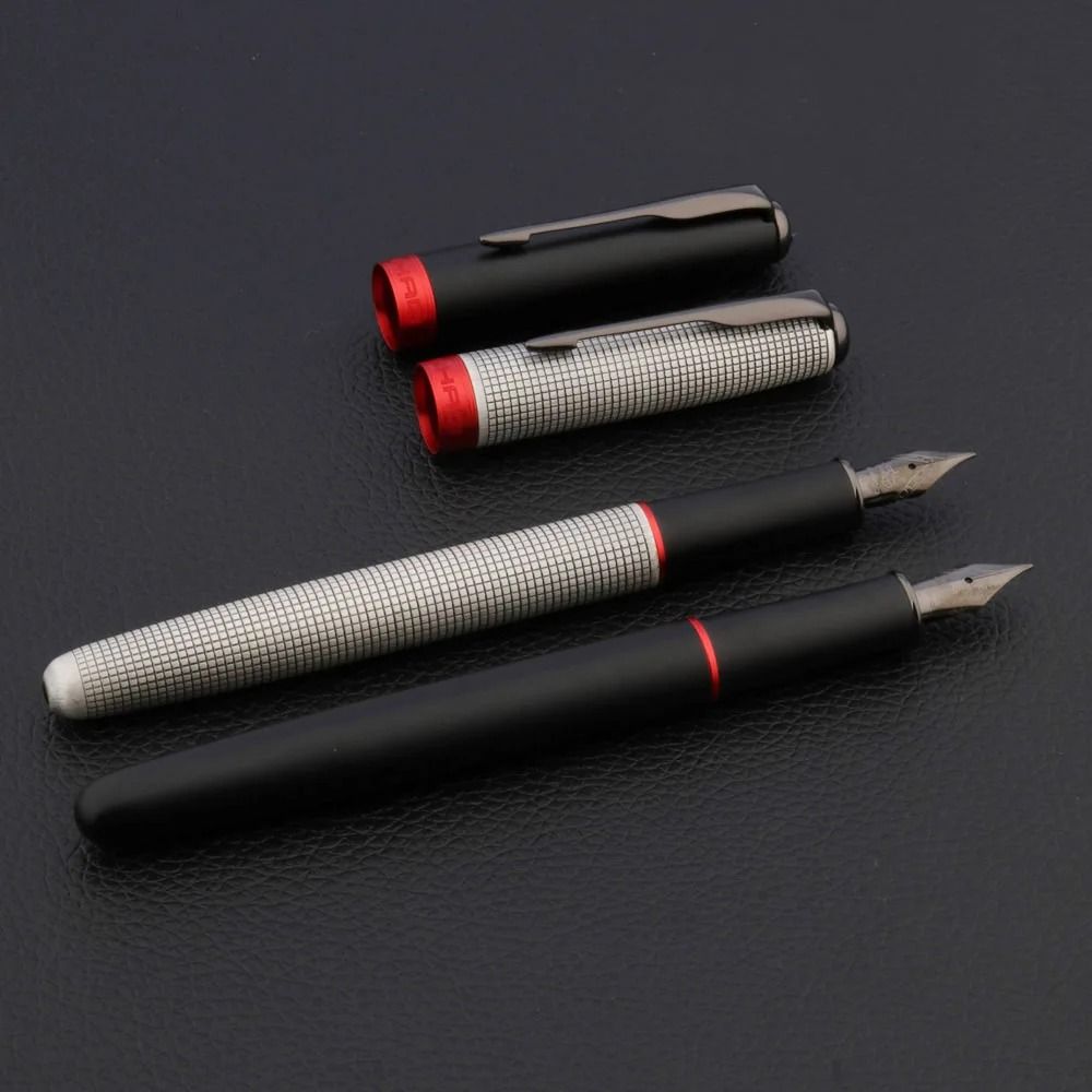 Heritage Checkered Metallic Script And Signature Pen 2