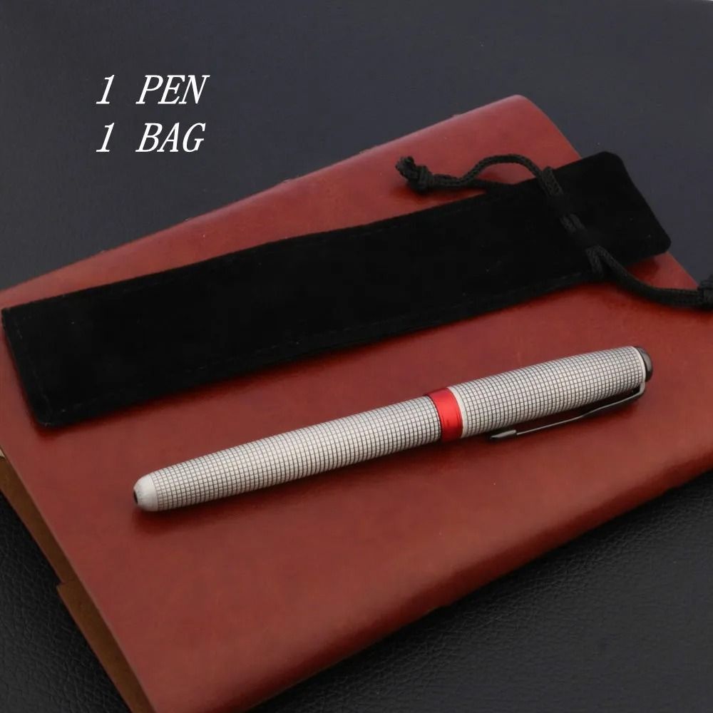 Heritage Checkered Metallic Script And Signature Pen 7