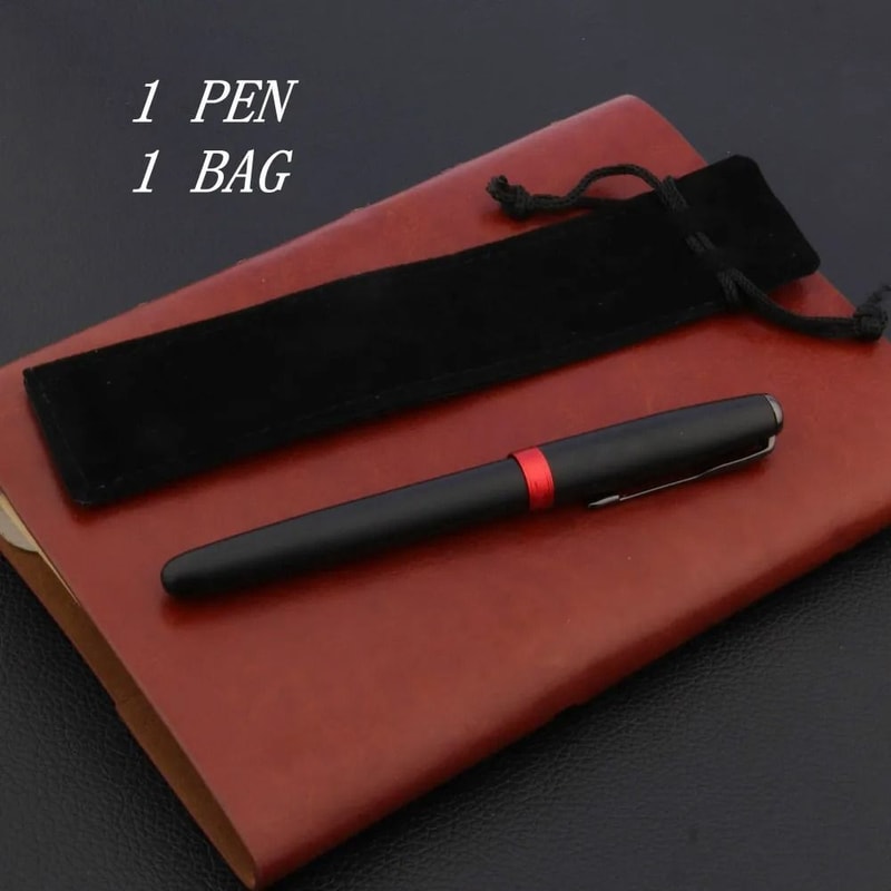 Heritage Checkered Metallic Script And Signature Pen 8