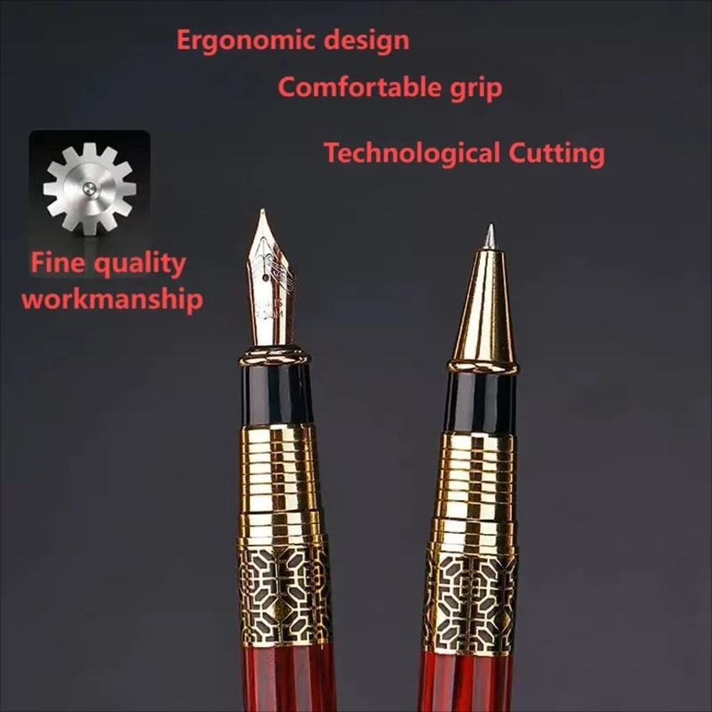 Matching DualMode Writing Set With Carbon Fiber Inlay 2