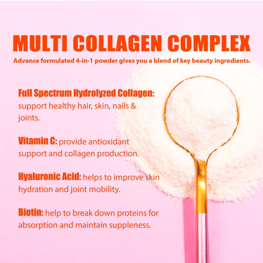 FiveSource MultiCollagen Complex With Cellular Support Nutrients 5