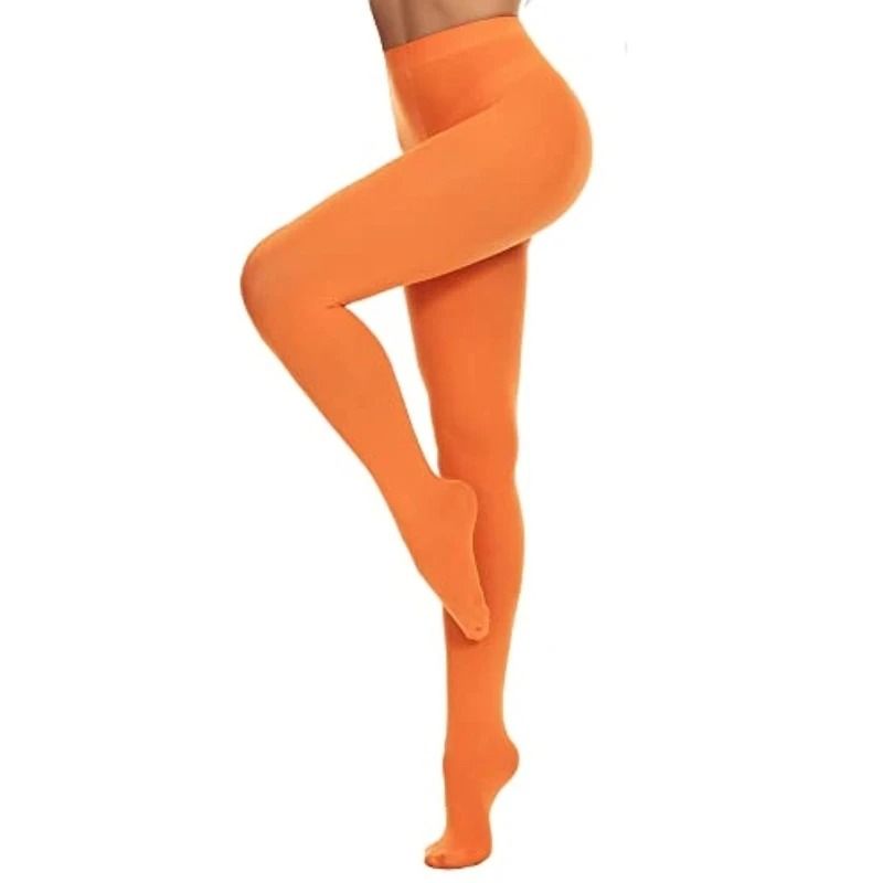 High Elasticity Vibrant Semi Opaque Contour Tights 10