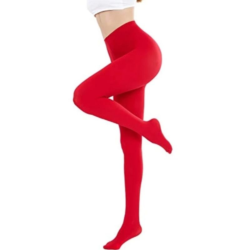High Elasticity Vibrant Semi Opaque Contour Tights 11