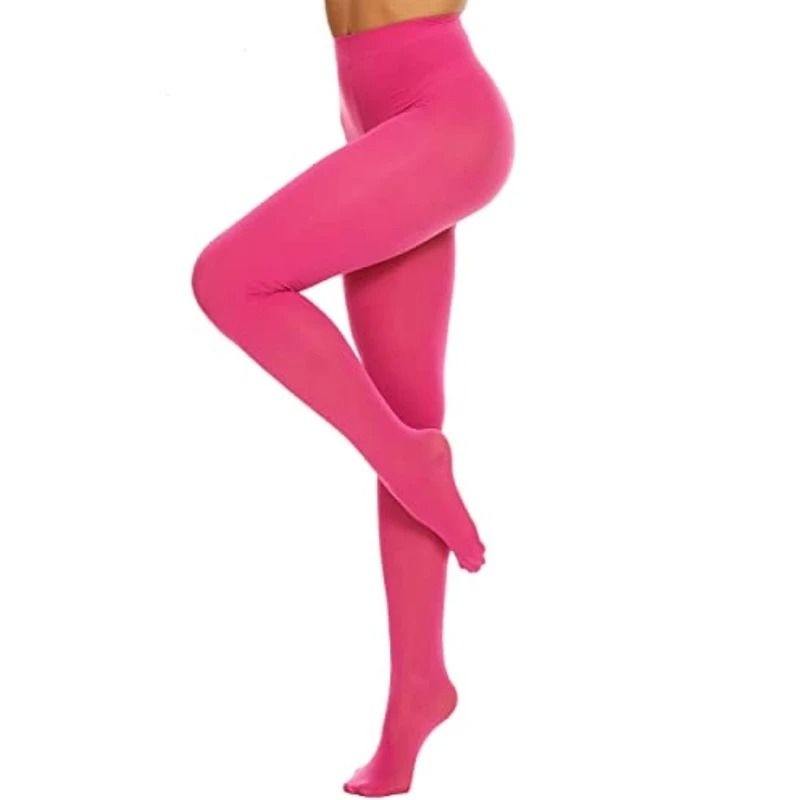 High Elasticity Vibrant Semi Opaque Contour Tights 7