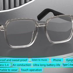 panoramic clear lens smart audio optic frame