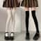 Vertical Texture Visual Lengthening Over Knee Socks 9