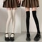 Vertical Texture Visual Lengthening Over Knee Socks 9