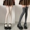 Vertical Texture Visual Lengthening Over Knee Socks 10