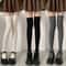 Vertical Texture Visual Lengthening Over Knee Socks 15
