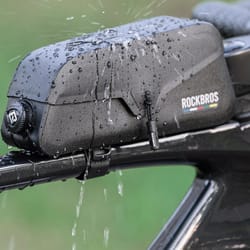 magnetic access waterproof top tube bag