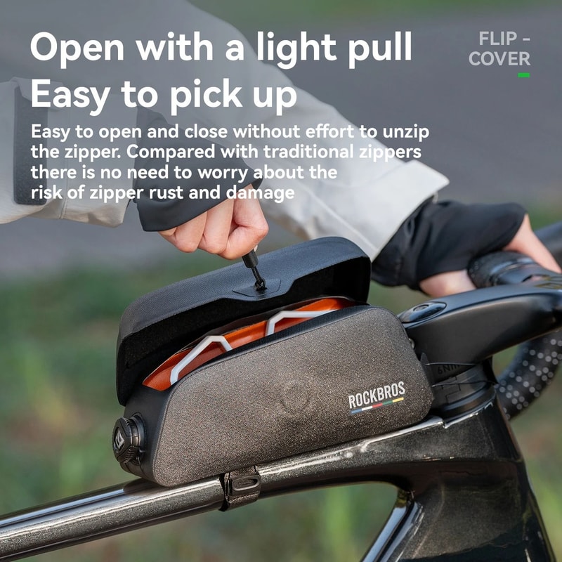 Magnetic Access Waterproof Top Tube Bag 1