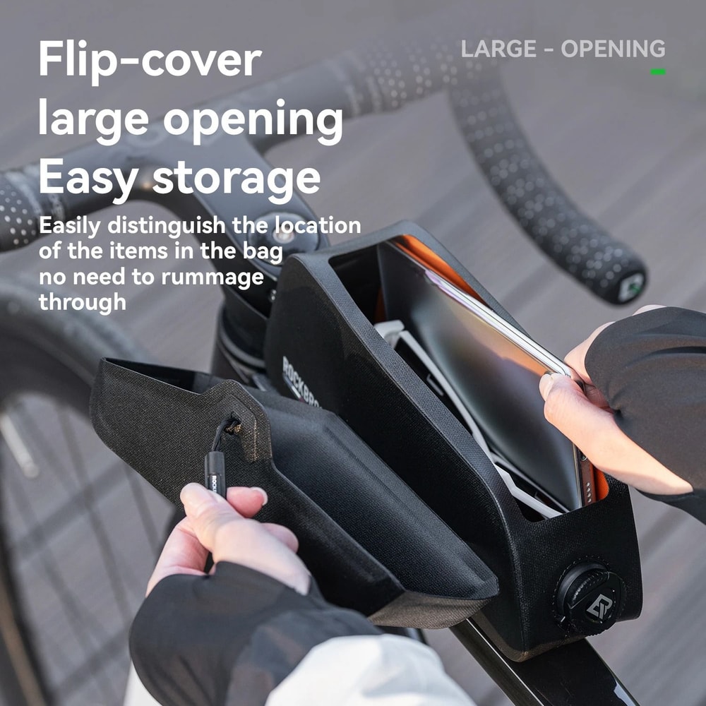 Magnetic Access Waterproof Top Tube Bag 3