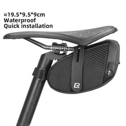 aerodynamic 3d shell reinforced saddle bag