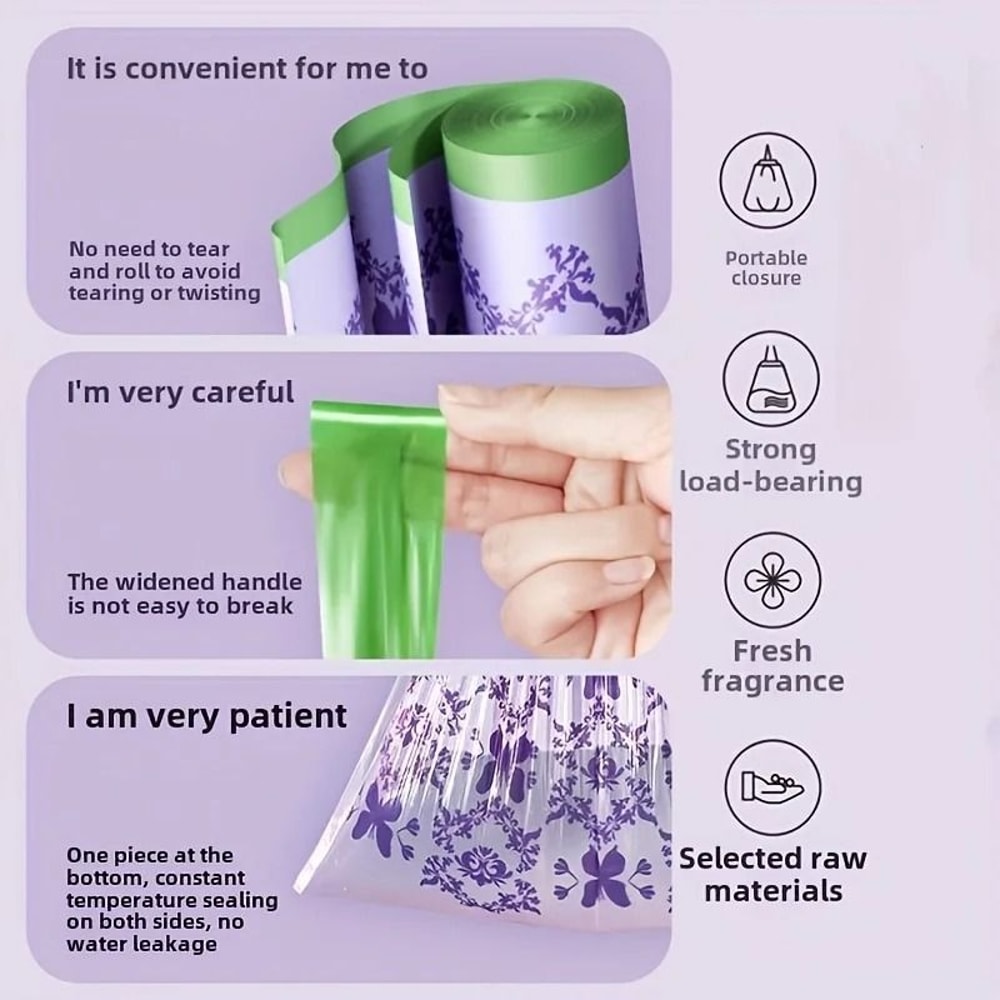Botanical Infusion Multi Purpose Lavender Trash Bags 3