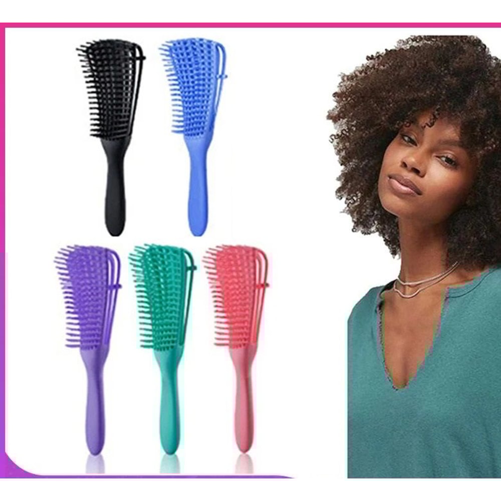 Ergonomic MultiTiered Detangling Octopus Brush 0